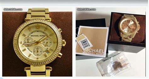 how to detect Michael Kors watches